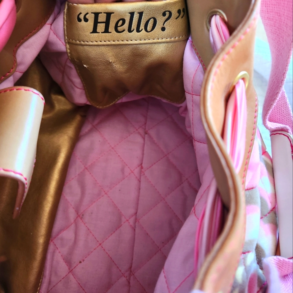 SOLD juicy couture Gorgeous Velour Quilted Logo Vintage Pink Daydreamer 💗 💕 - Picture 8 of 15